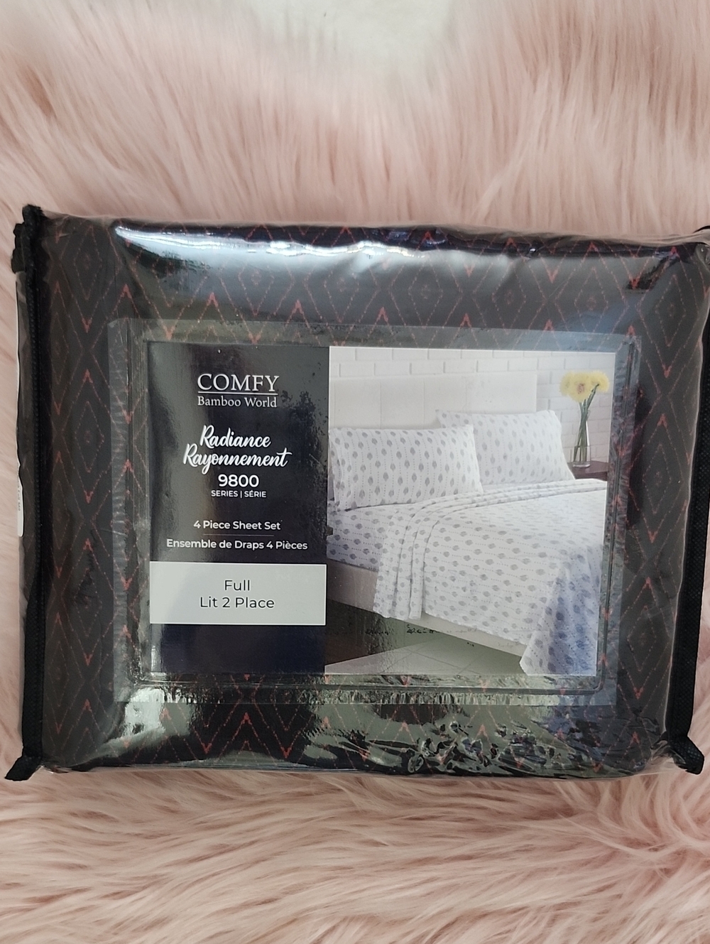 Brand New COMFY BAMBOO WORLD RADIANCE 4PC SHEET SET-FULL